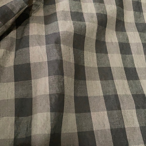 ALFANI checkered button up - Picture 2 of 6
